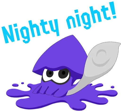 😴 Стикер «Splatoon Inkling Injection» для Telegram