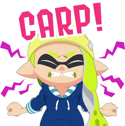 😬 Стикер «Splatoon Inkling Injection» для Telegram