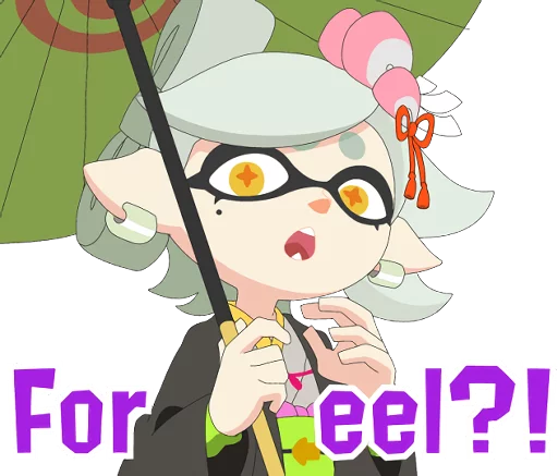😧 Стикер «Splatoon Inkling Injection» для Telegram
