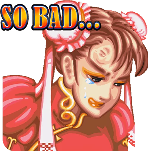 😢 Стикер «STREET FIGHTER II» для Telegram