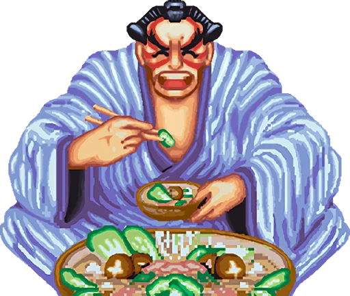 🍜 Стикер «STREET FIGHTER II» для Telegram
