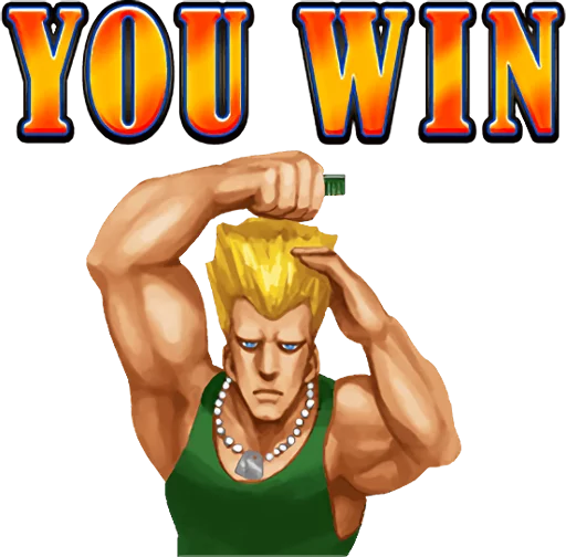 💪 Стикер «STREET FIGHTER II» для Telegram