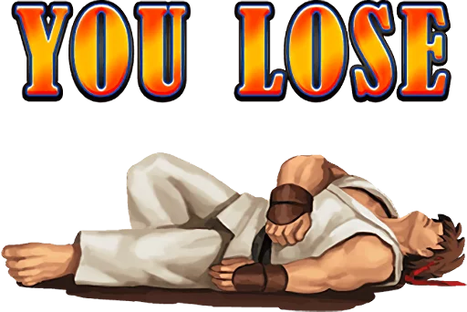 👎 Стикер «STREET FIGHTER II» для Telegram