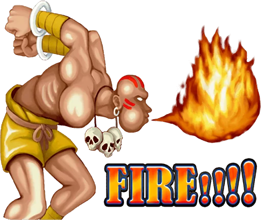 🔥 Стикер «STREET FIGHTER II» для Telegram