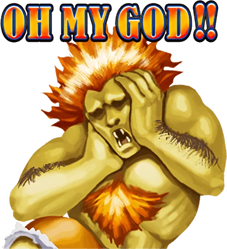 😱 Стикер «STREET FIGHTER II» для Telegram