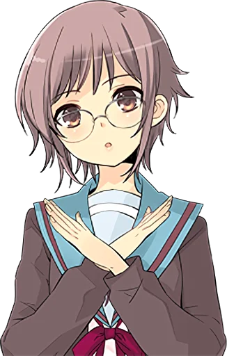 ❌ Стикер «The Melancholy of Haruhi Suzumiya» для Telegram