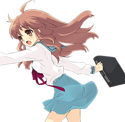 🏃‍♀️ Стикер «The Melancholy of Haruhi Suzumiya» для Telegram