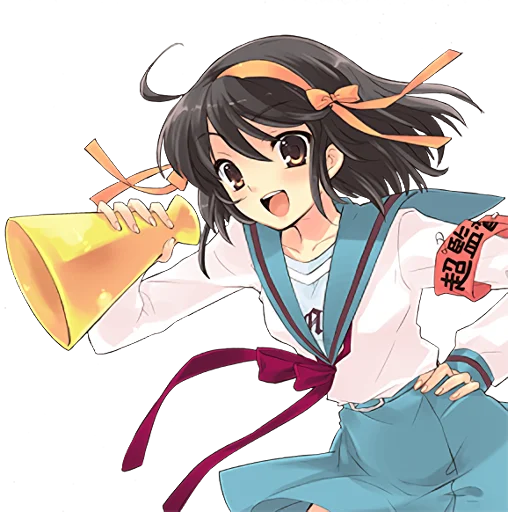 📢 Стикер «The Melancholy of Haruhi Suzumiya» для Telegram
