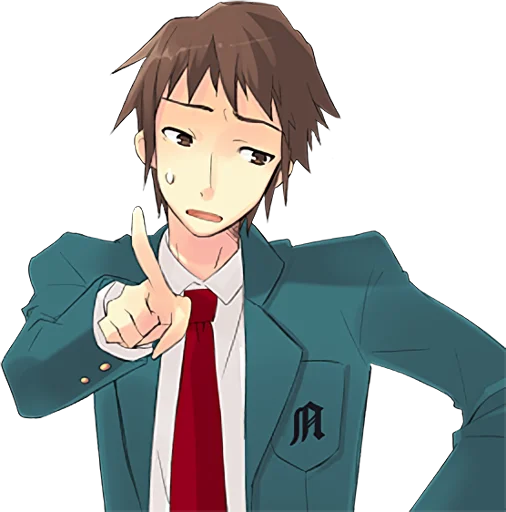 😥 Стикер «The Melancholy of Haruhi Suzumiya» для Telegram