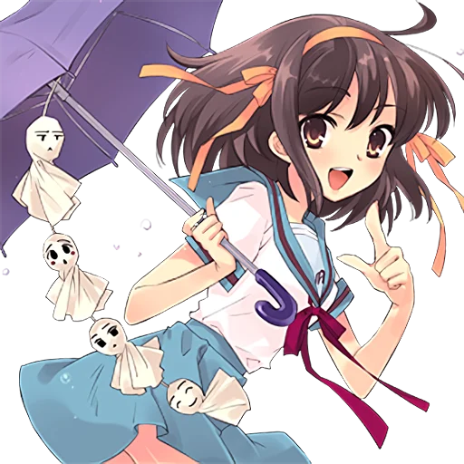 ☔ Стикер «The Melancholy of Haruhi Suzumiya» для Telegram