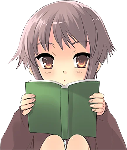 📖 Стикер «The Melancholy of Haruhi Suzumiya» для Telegram