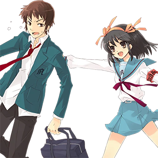 🤛 Стикер «The Melancholy of Haruhi Suzumiya» для Telegram