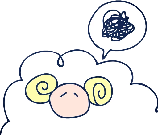 😫 Стикер «THE SHEEPS» для Telegram