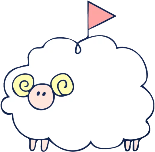 🚩 Стикер «THE SHEEPS» для Telegram