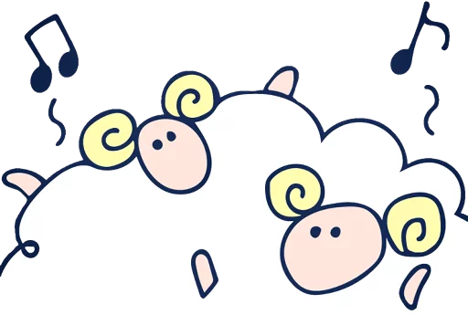 🎶 Стикер «THE SHEEPS» для Telegram