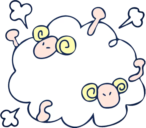 😡 Стикер «THE SHEEPS» для Telegram