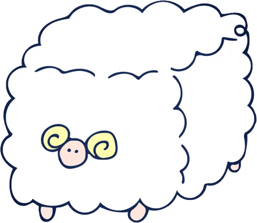 ⬜ Стикер «THE SHEEPS» для Telegram