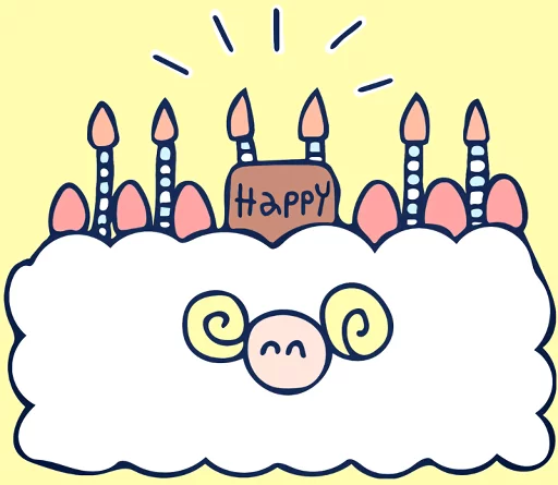 🎂 Стикер «THE SHEEPS» для Telegram