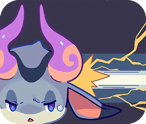 😠 Стикер «TINY DEVIL "HORN" STICKERS» для Telegram
