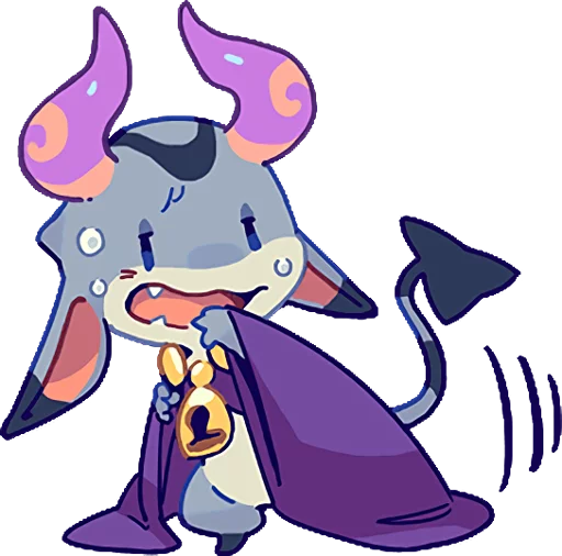 😅 Стикер «TINY DEVIL "HORN" STICKERS» для Telegram