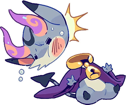😵 Стикер «TINY DEVIL "HORN" STICKERS» для Telegram
