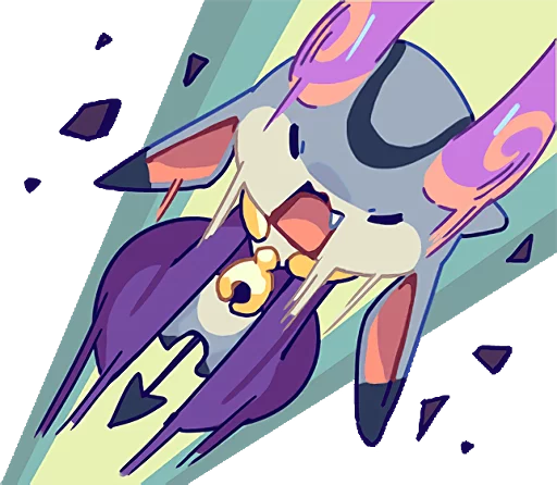 😠 Стикер «TINY DEVIL "HORN" STICKERS» для Telegram