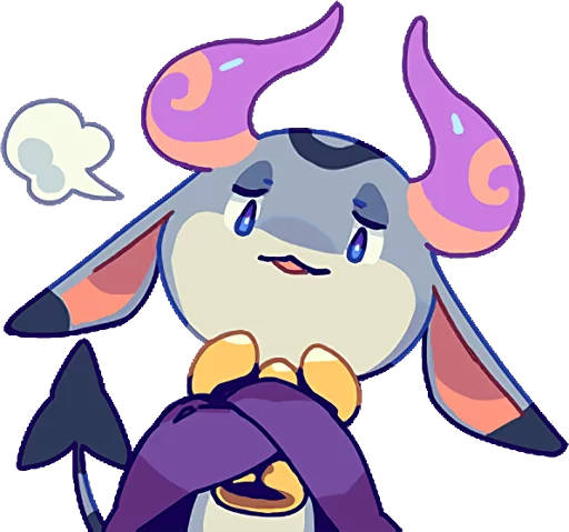 😏 Стикер «TINY DEVIL "HORN" STICKERS» для Telegram