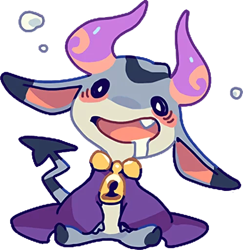 🤤 Стикер «TINY DEVIL "HORN" STICKERS» для Telegram