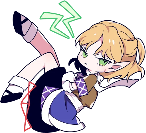 😤 Стикер «Touhou Project Engraved Book» для Telegram