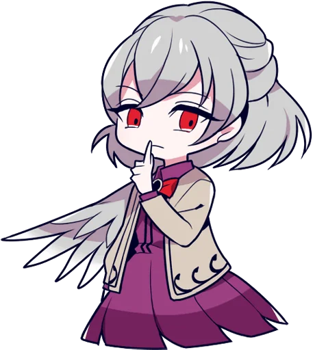 🤫 Стикер «Touhou Project Engraved Book» для Telegram