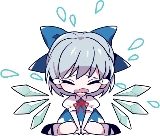 😭 Стикер «Touhou Project Engraved Book» для Telegram