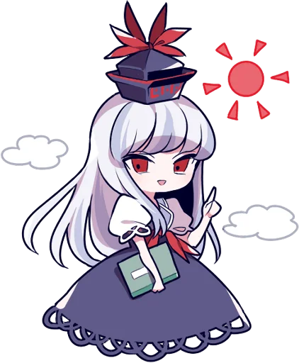☀️ Стикер «Touhou Project Engraved Book» для Telegram