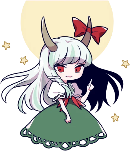 🌙 Стикер «Touhou Project Engraved Book» для Telegram