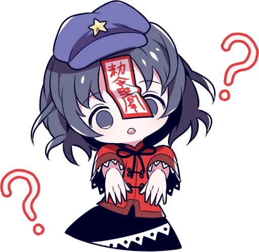 😯 Стикер «Touhou Project Engraved Book» для Telegram