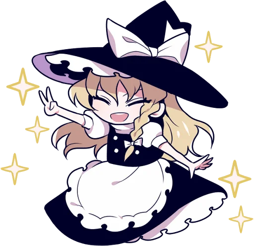 ✌️ Стикер «Touhou Project Engraved Book» для Telegram