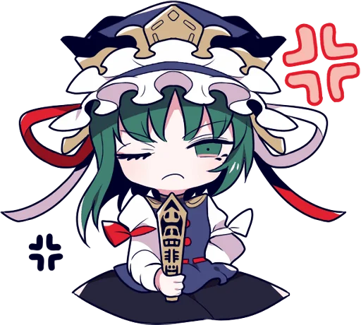 😠 Стикер «Touhou Project Engraved Book» для Telegram