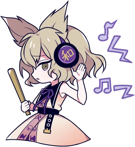 🙉 Стикер «Touhou Project Engraved Book» для Telegram