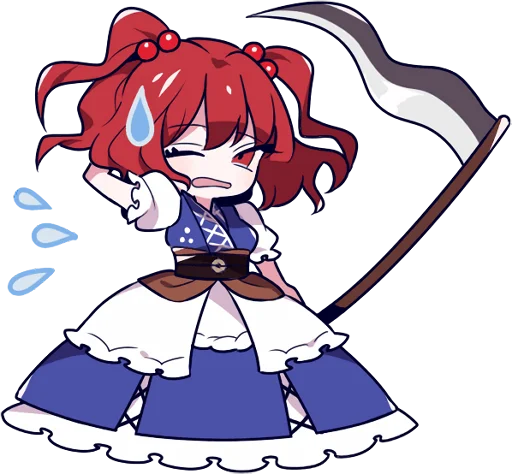 😓 Стикер «Touhou Project Engraved Book» для Telegram