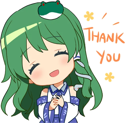 Стикерпак Touhou Project Everyday для Telegram