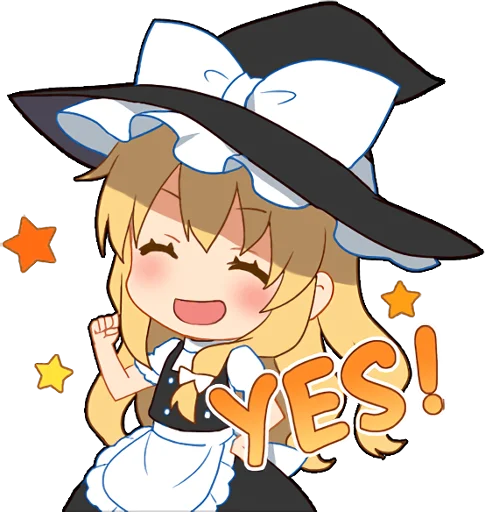 👍 Стикер «Touhou Project Everyday» для Telegram
