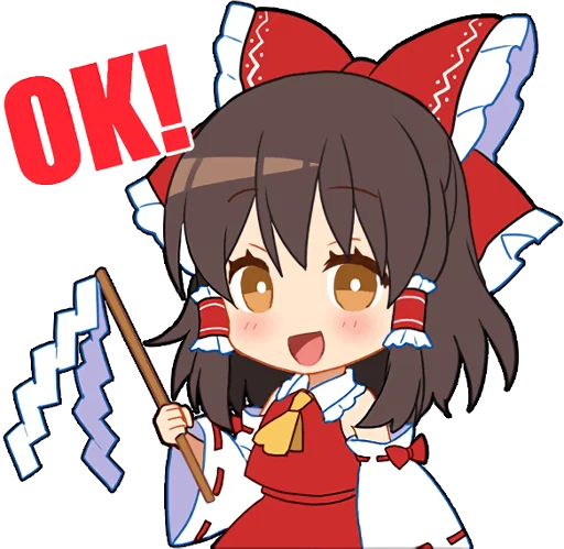 👍 Стикер «Touhou Project Everyday» для Telegram