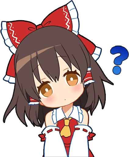 😕 Стикер «Touhou Project Everyday» для Telegram