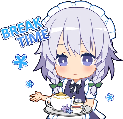 ☕ Стикер «Touhou Project Everyday» для Telegram
