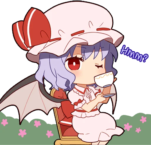 🍵 Стикер «Touhou Project Everyday» для Telegram