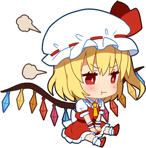 😡 Стикер «Touhou Project Everyday» для Telegram