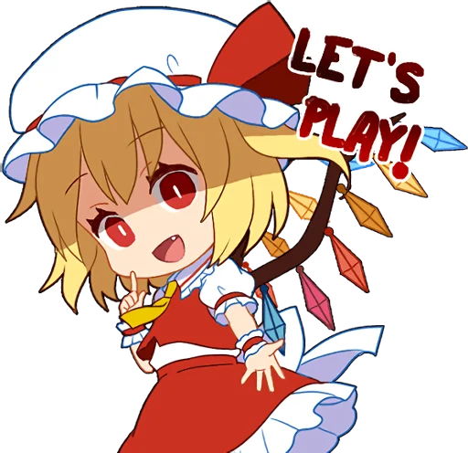 🙃 Стикер «Touhou Project Everyday» для Telegram