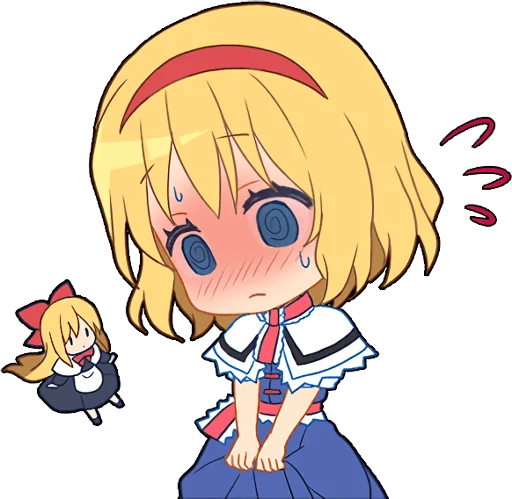 😳 Стикер «Touhou Project Everyday» для Telegram