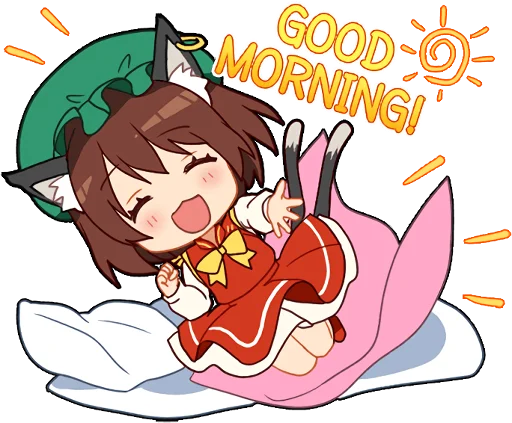☀️ Стикер «Touhou Project Everyday» для Telegram
