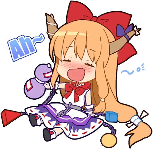 🤪 Стикер «Touhou Project Everyday» для Telegram