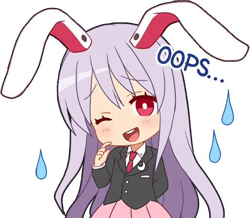 😅 Стикер «Touhou Project Everyday» для Telegram